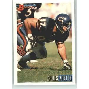  1993 Bowman #301 Chris Zorich   Chicago Bears (Football 