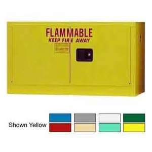 Securall® 18 Gallon Self Close, Stackable Flammable Cabinet Ag Green
