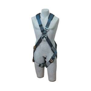   1108676 ExoFit Cross Over Style Full Body Harness, Medium, Blue/Navy