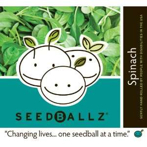   seed balls) Spinach grow quickly and easily Seeds include a terrific