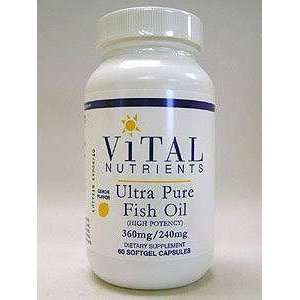 Vital Nutrients   Ultra Pure Fish Oil (High Potency)   60 gels / 360mg 