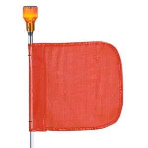 Flagstaff FS8 Split Pole Safety Flag with Light, Male Quick Disconnect 