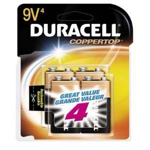  Duracell Coppertop 9V Batteries 4ct (Quantity of 3 