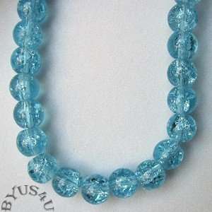 Add extra sparkle and dimension with crackle glass beads. Crackle 