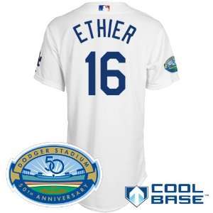  Dodgers Authentic 2012 Andre Ethier Home Cool Base Jersey w/Dodger 