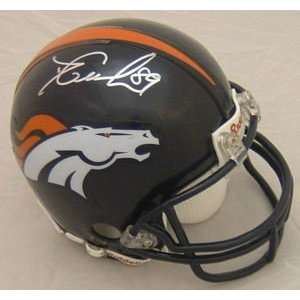 Daniel Graham Autographed/Hnad SIgned Denver Broncos Mini Helmet