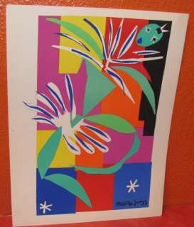 Henri Matisse Creole Dancer Original Color Lithograph  