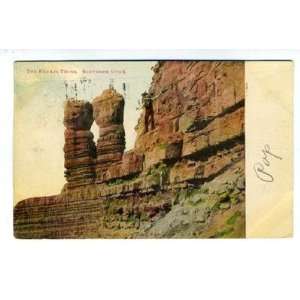   Navajo Twins Postcard Southern Utah 1905 Undivided 