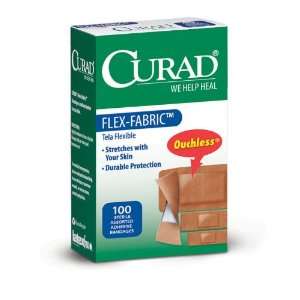  CURAD Flex Fabric Bandages, Brown