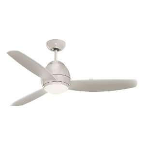   Brushed Steel Curva 52 Indoor Ceiling Fan from the Curva Collection