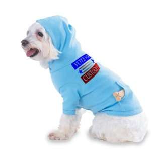 VOTE FOR CUSTODIAN Hooded (Hoody) T Shirt with pocket for your Dog or 