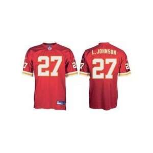  Larry Johnson Kansas City Chiefs #27 Authentic Reebok NFL 