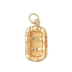  CleverEves 14K Gold Pendant 3 D Raft 4.8   Gram(s 