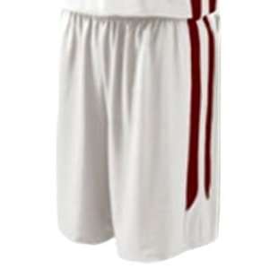   Pinelands Custom Basketball Shorts WHITE/MAROON AM