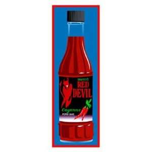 Clifford Faust   Cayenne Pepper Sauce Giclee  Grocery 