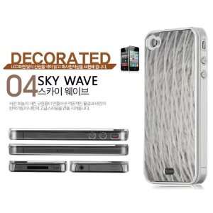  Decorated Real Aluminum Case for Iphone4 Cell Phones 