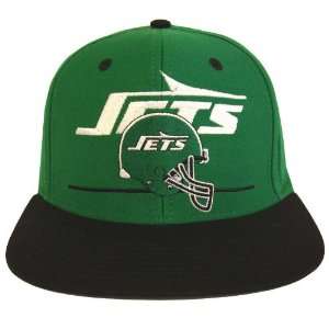  New York Jets Dash Retro Snapback Cap Hat Green Black 