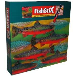   FishStix 500 Piece Stix Puzzle   Greenback Cutthroat Toys & Games