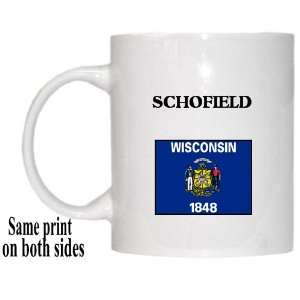    US State Flag   SCHOFIELD, Wisconsin (WI) Mug 
