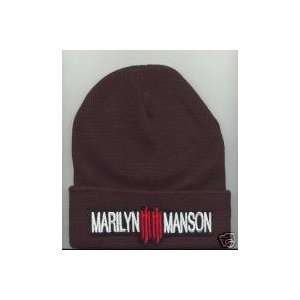  MARILYN MANSON Beanie HAT SKI CAP Skull cap Black NEW 