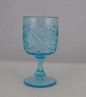 WRIGHT BLUE STRAWBERRY CURRANT CORDIAL GLASS  