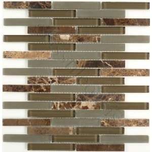 Coffee Uniform Brick Brown Crystile Blends Glossy & Frosted Glass and 