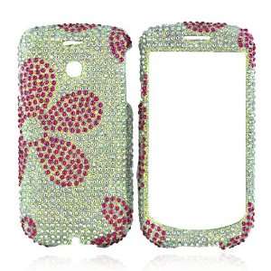   MyTouch 3G Bling Accessory Bundle Skin Pink Daises 