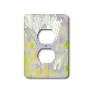 Patricia Sanders Flowers   Daisy and Dots Floral Art   Light Switch 