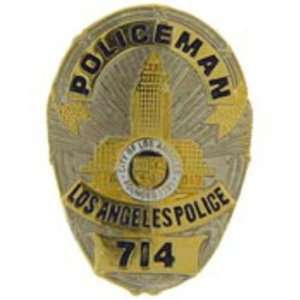   Angeles Police Officer Policeman Badge Pin 1 Arts, Crafts & Sewing