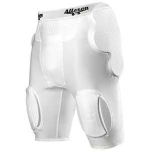  Alleson 6995P Integrated Padded Football Girdles WHITE 
