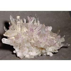  Danburite with Amethyst Natural Crystal Cluster  Mexico 