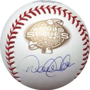  Autographed Derek Jeter Ball   2003 World Series 