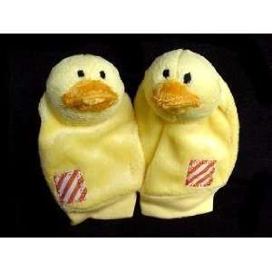  Yellow Ducky Baby Footsie Rattles or Mittens Toys & Games