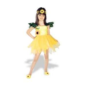  Sunflower Princess Costume Girls Size 4 6 Toys & Games