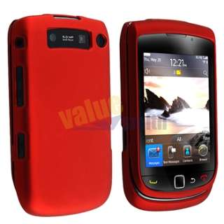 new generic snap on rubber coated case for blackberry torch 9800 wine 