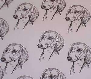 DACHSHUND SMOOTH 1 CRAFT FABRIC NEW COLORS  