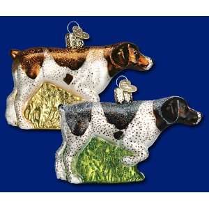  Old World Christmas dog German shorthair ornament 2 1/2 by 