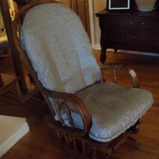 Glider Rocker Rocking Chair SlipCovers 4 Cushions ~ Moorit Gray 