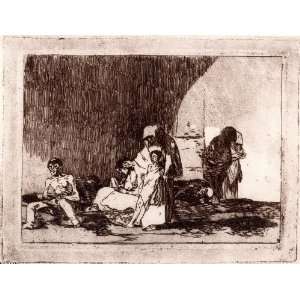   de Goya   32 x 24 inches   Sanos y enfermos 1