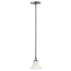 Hinkley 4047BN Abbie   One Light Pendant, Brushed Nickel Finish with 
