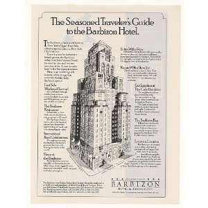   1988 Barbizon Hotel New York Travelers Guide Print Ad