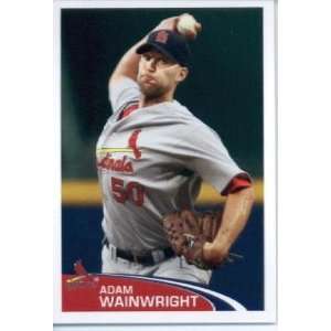  Sticker #251 Adam Wainwright St. Louis Cardinals Sports Collectibles
