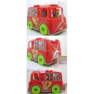  Colorful Building Blocks   Firetruck Toys & Games