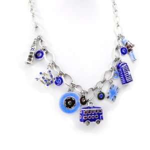  Necklace french touch So British blue. Jewelry