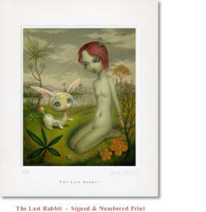 Mark Ryden Last Rabbit signed & #ed print $70 frame  