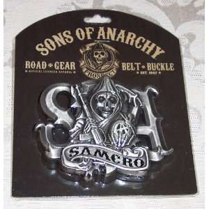   SONS OF ANARCHY SOA Samcro Reaper Metal BELT BUCKLE 