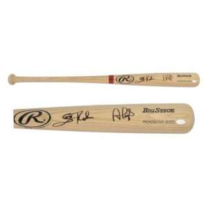 Albert Pujols and Scott Rolen Autographed Bat  Details MLB Big Stick 