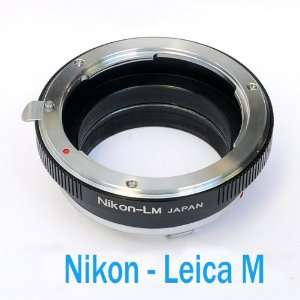  EzFoto Nikon Lens to Leica M mount Camera Adapter, fits 