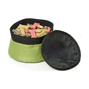   Travel Food & Water Bowl  Large  [14 Cups] Sage Green