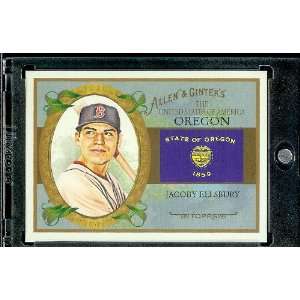 2008 Topps Allen and Ginter U.S States # US37 Jacoby Ellsbury ( Oregon 